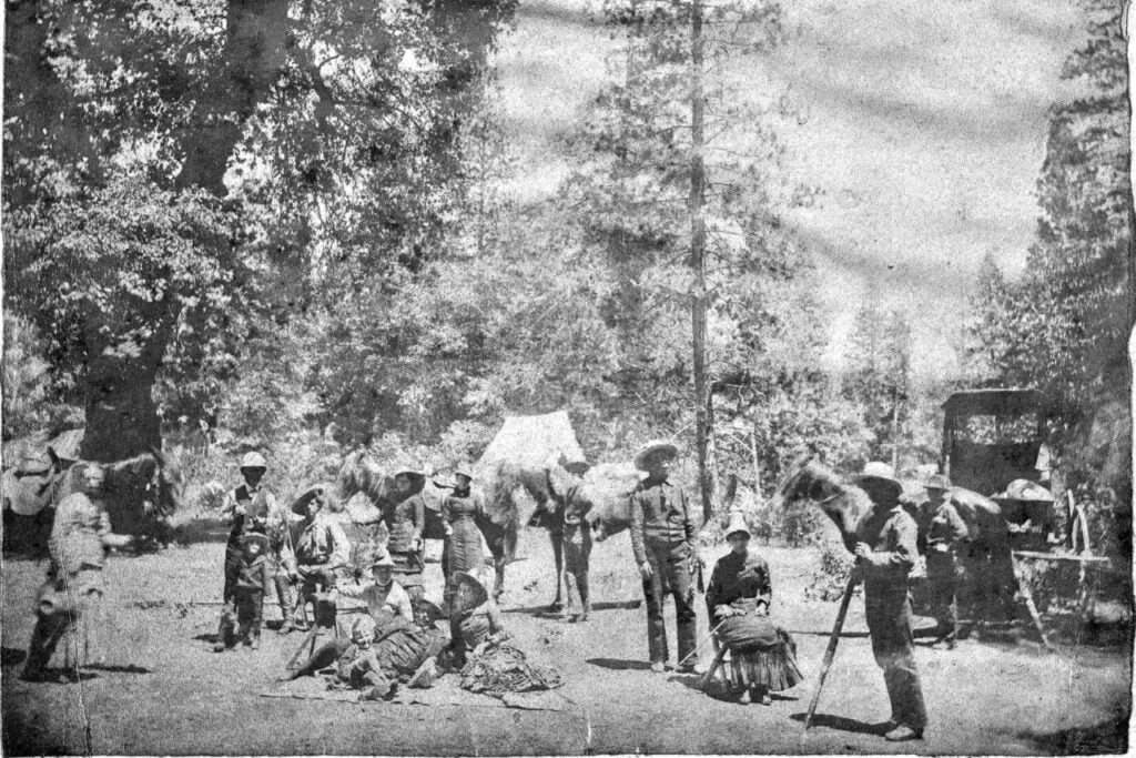 Camp In Yosemite Valley From July 5 Till 17th 1879