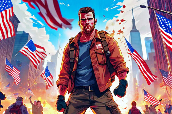 Street,Fighting,Man,Is,A,Volunteer,For,America